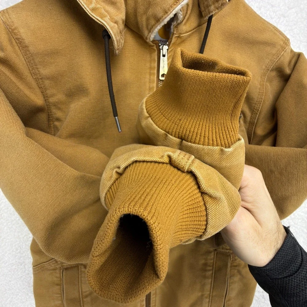 Carhartt Wildwood Jacket Sherpa Lined Womens XS Wildwood 100815 211 Brown - Picture 5 of 15